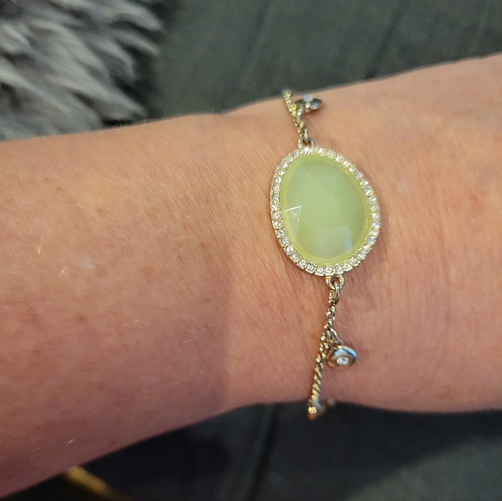Banana Republic Green Aventurine Bracelet